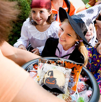 Halloween Cookie Cutters - 5 pieces Large Cookie Cutters Shape - Pumpkin, Bat, Ghost, Cat and Witch Hat Shapes for Halloween Food Party Decorations