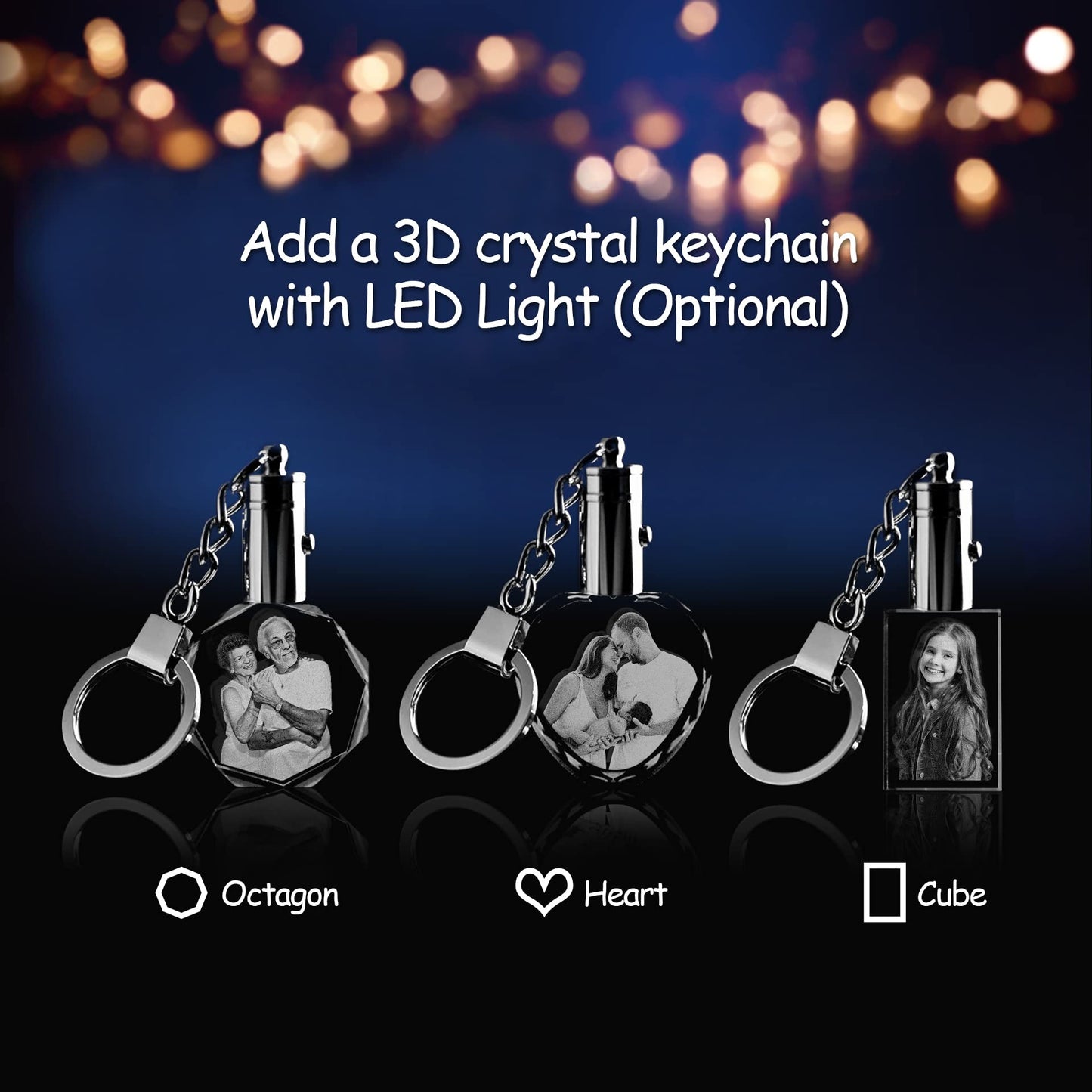 PD 3DPIXDANCE 3D Crystal Photo, Christmas Personalized Gift,Customized Gifts for Wife, Women, Him, Her, Dad and Mom. Custom Picture Gifts for Christmas, Father's Day, Birthday, Wedding, Anniversary, Memorial, Picture Gift for Pet Lovers.
