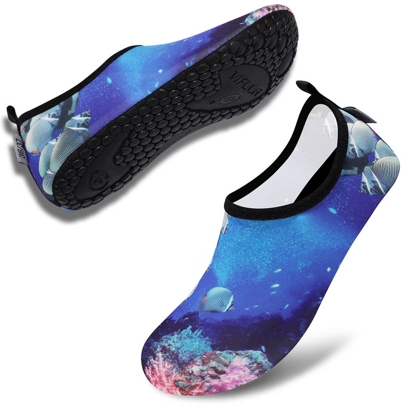 VIFUUR Water Sports Unisex Shoes Coral Fish - 7.5-8.5 W US / 6-7 M US (38-39)