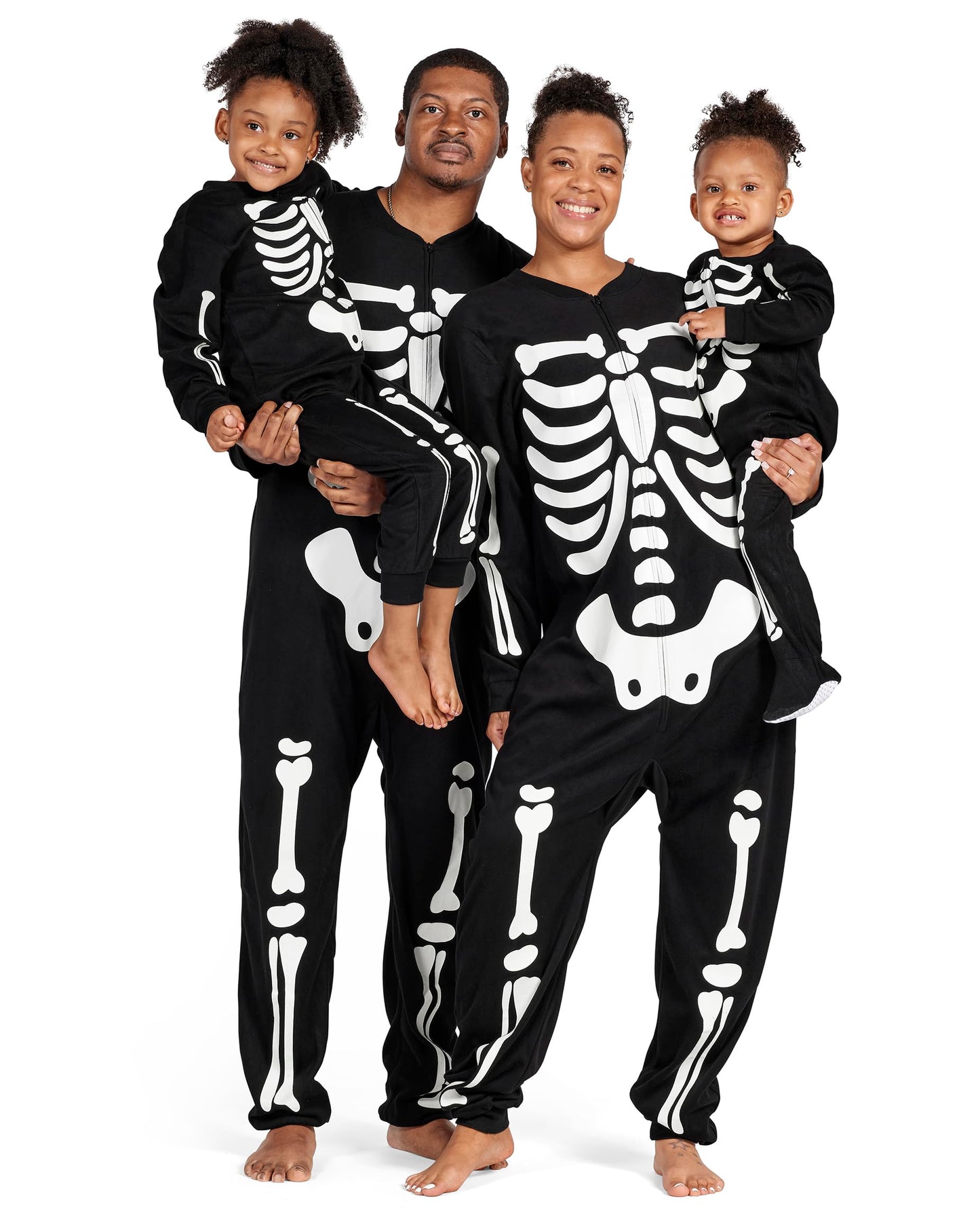 The Children's Place Baby Adult Family Matching, Holiday Pajama Sets, Fleece, Skeleton, X-Large