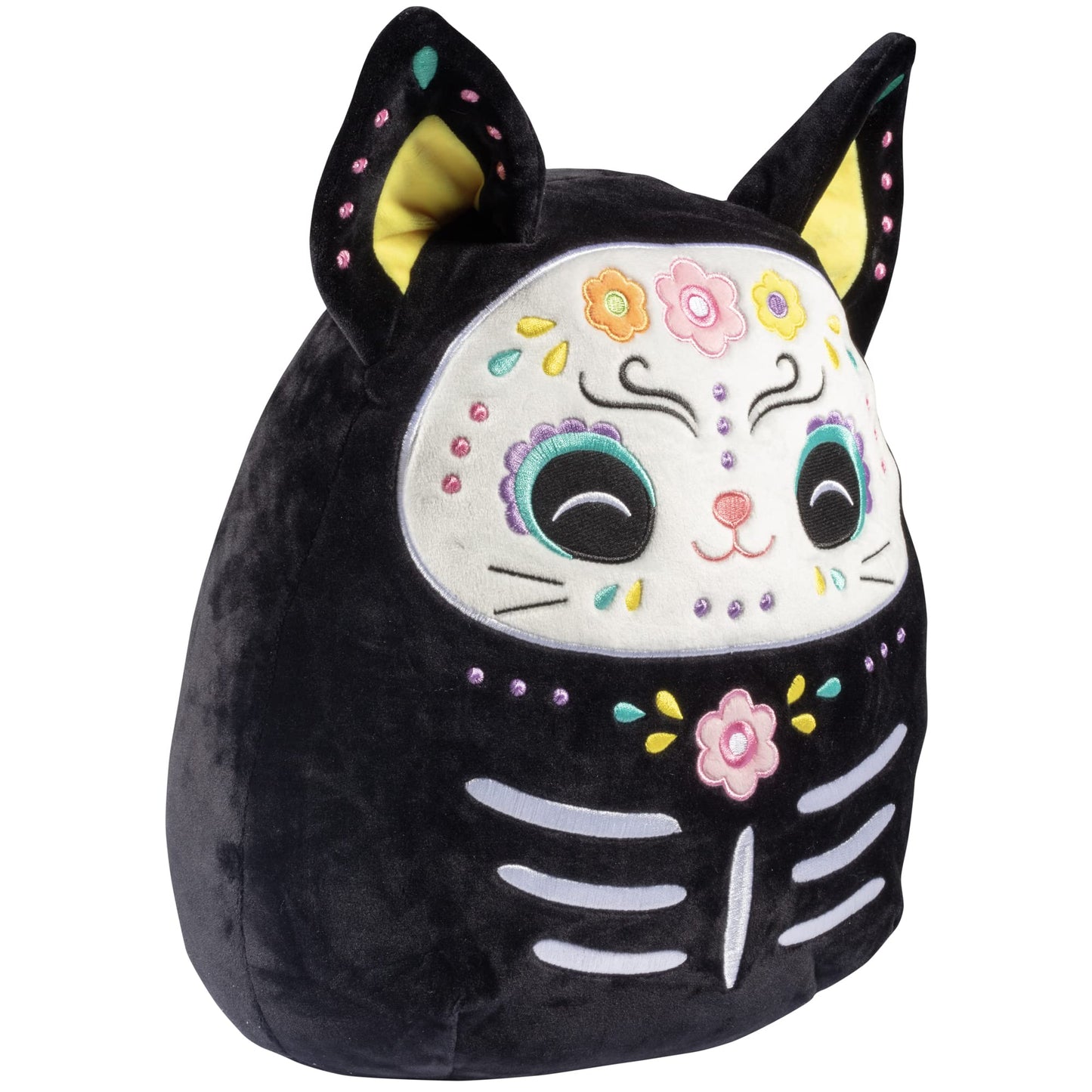 Squishmallows 12-Inch Zelina The Day of The Dead Cat - Soft Plush Black Kitty with Sugar Skull Design - Collectible Stuffed Animal Pillow - Halloween & Día de Los Muertos Gift for Kids & Adults 2025