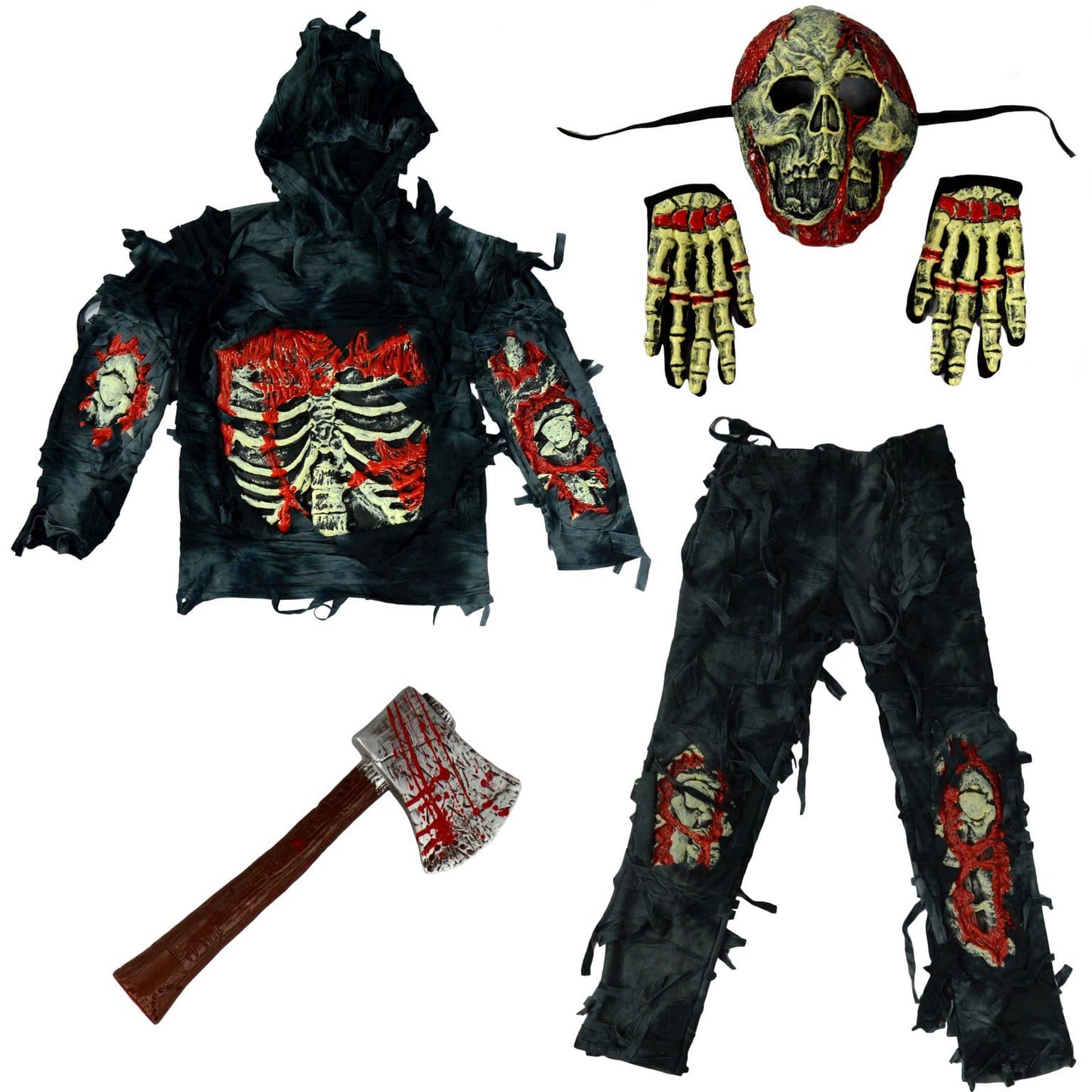 Spooktacular Creations Zombie Costume for Kids, Scary Halloween Costume for Boys, Halloween