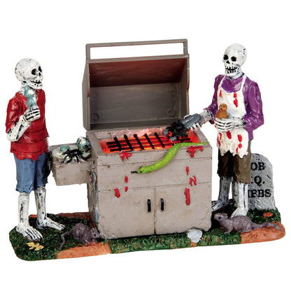 Lemax Gory Grillin, Battery Operated (4.5V) #54912