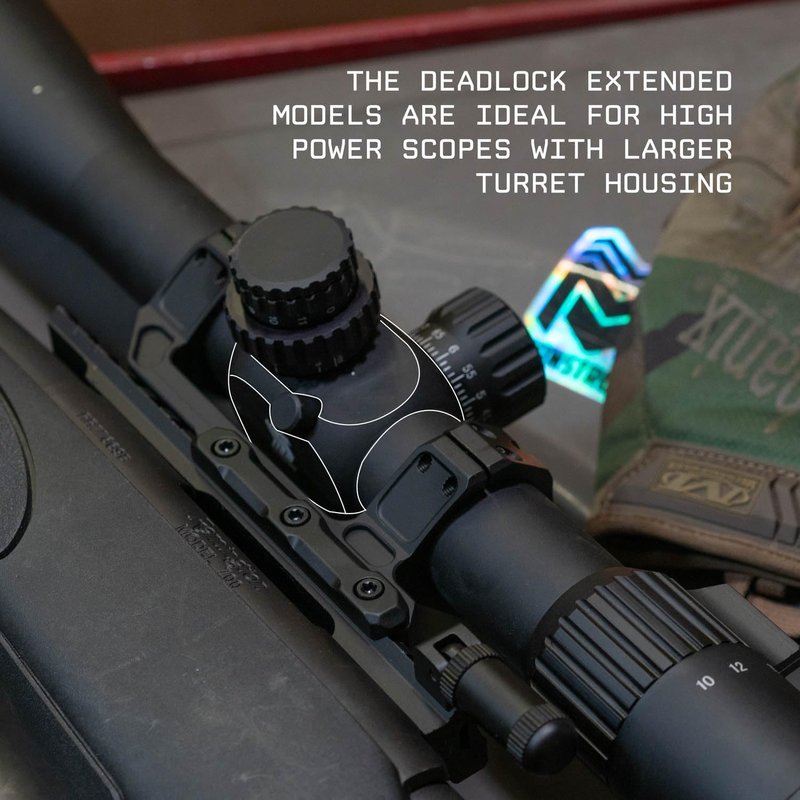 Monstrum Deadlock Series Dual Ring Scope Mount | 2 Inch Offset Cantilever | 30 mm Diameter