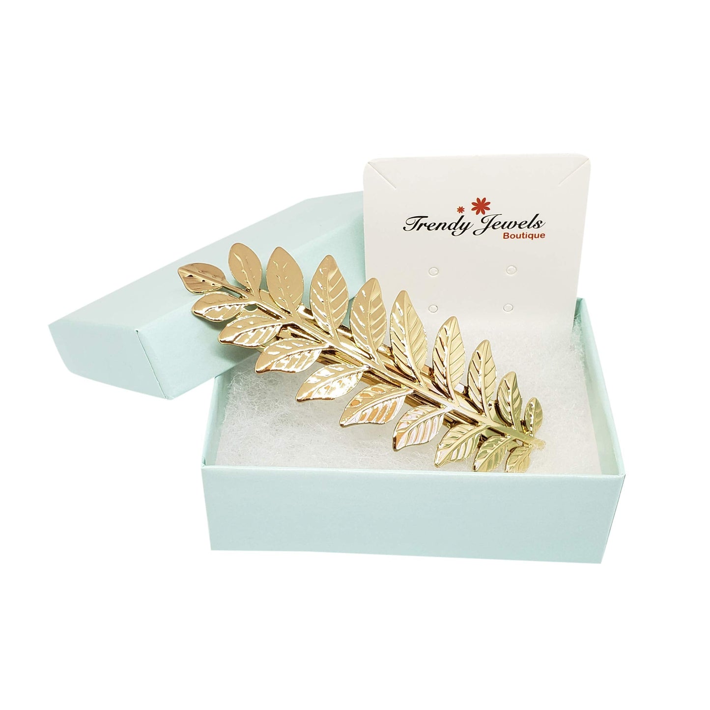 Gold Toga Party Greek Goddess Costume Gold Leaves Hair Barrettes (Halloween Gold Leaf Hair Clips)