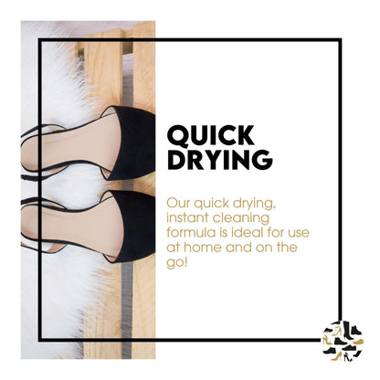Shoe Clinic Suede Cleaner and Suede Brush | Deep Cleans & Protects | Use on Dress Shoes, Trainers, Boots, Heels, Sandals