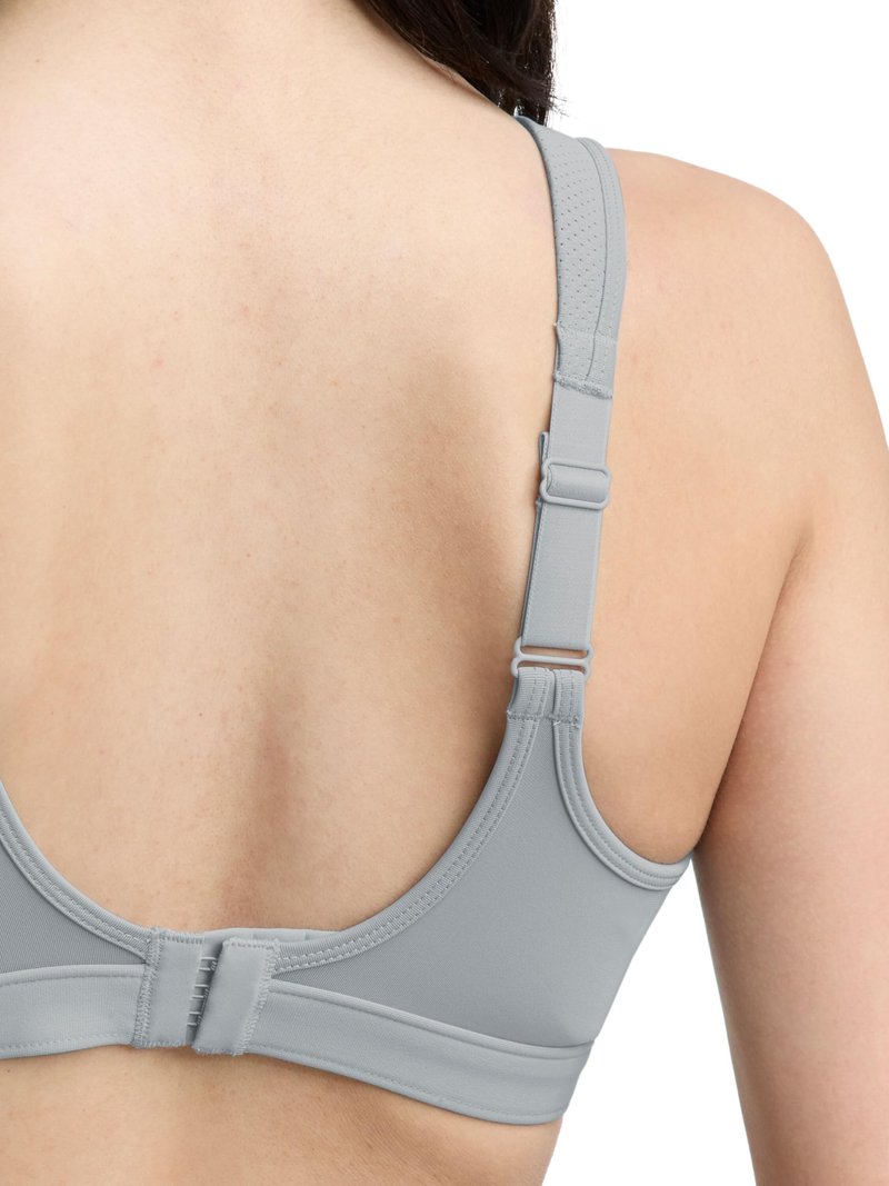Champion Women's Sports Bra, High-Impact, Maximum Support, Breathable, Moisture-Wicking Fabric, Quarry, 34C
