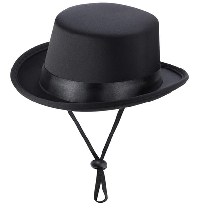 Yewong 3 Pieces Pet Hat Pet Formal Top Hat Mexico Sombrero Hat Cowboy Hat Dog Cat Pet Costume Hat for Halloween Party Photo Props Supplies one Size