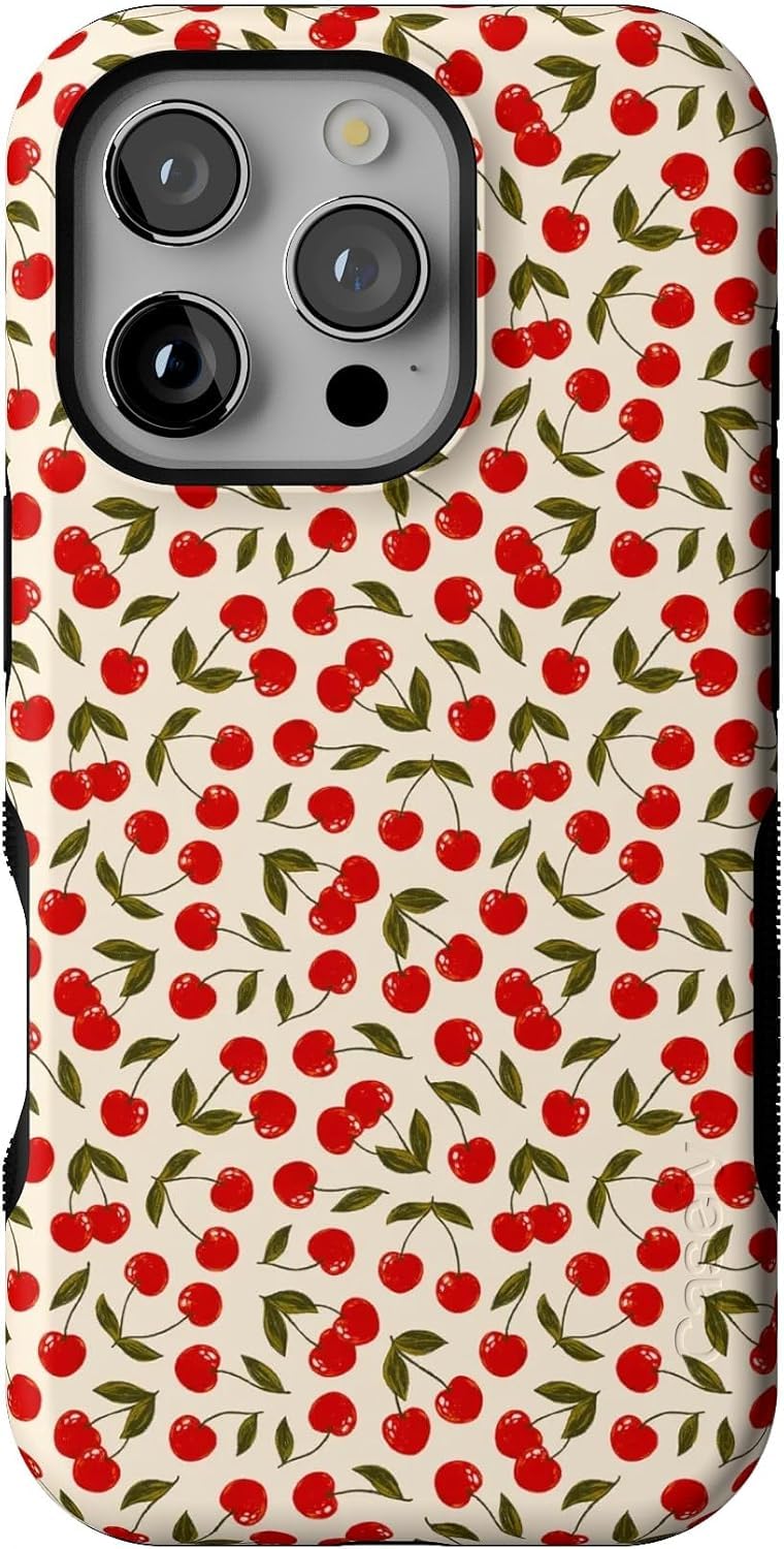 Casely iPhone 16 Pro Case | Fit Check | Neutral Checkerboard | Compatible with MagSafe | Bold Protective Design