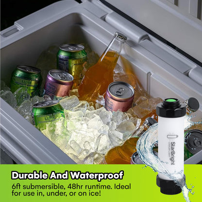 Beast Cooler Accessories Rechargeable Cooler Light Compatible with Yeti, Igloo Cooler, RTIC, Coleman - 5.3x1.6 in Waterproof LED Light Up Cooler Accessory - USB Charging - Camping Accessories - White