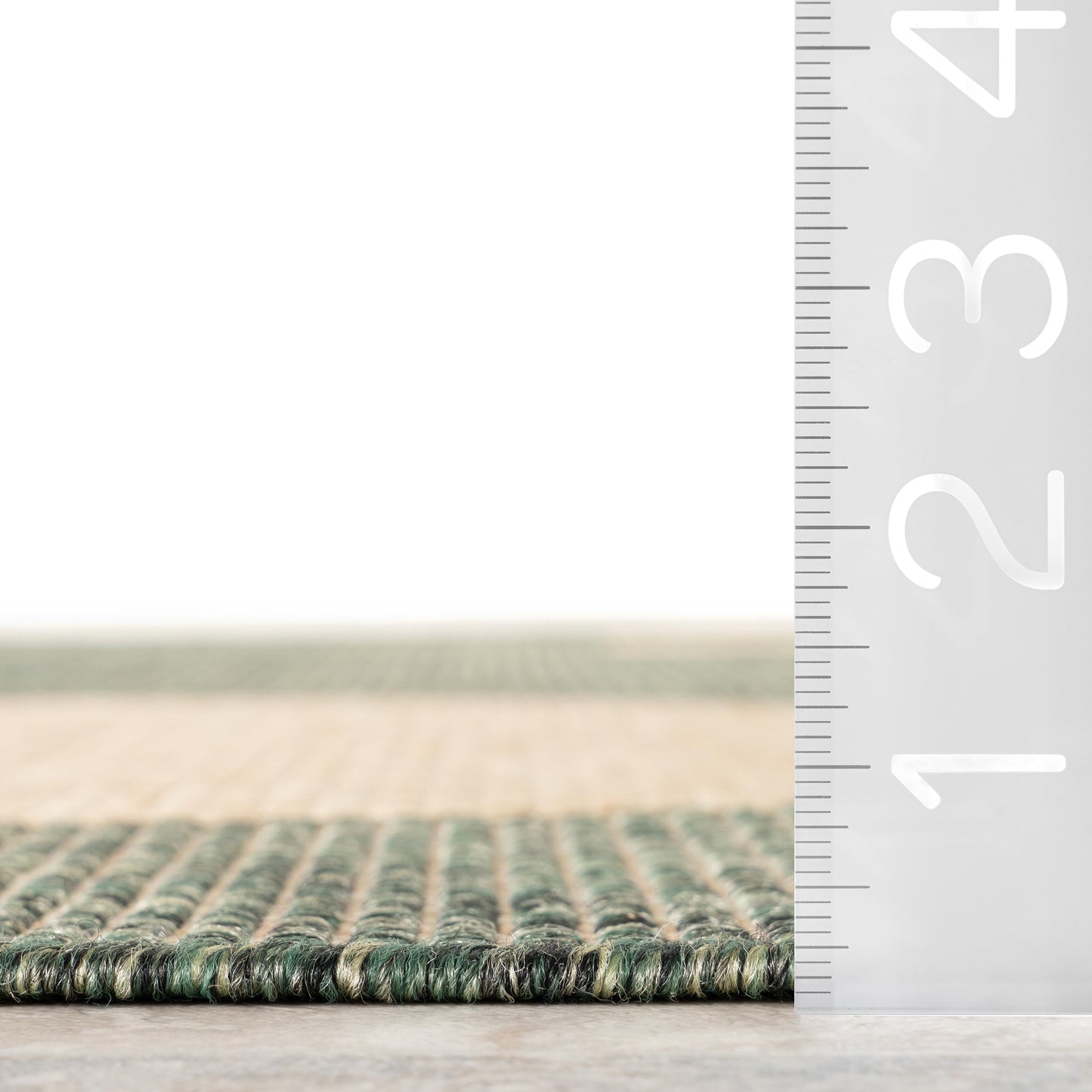 Nuloom Outdoor Performance Tayla Green/Brown, 4' x 6', Abstract, Soft and Cozy, High Traffic, Stain Resistant, Easy Clean, Durable Area Rug for Indoor/Outdoor Patio, Deck, Porch, Garden, Courtyard