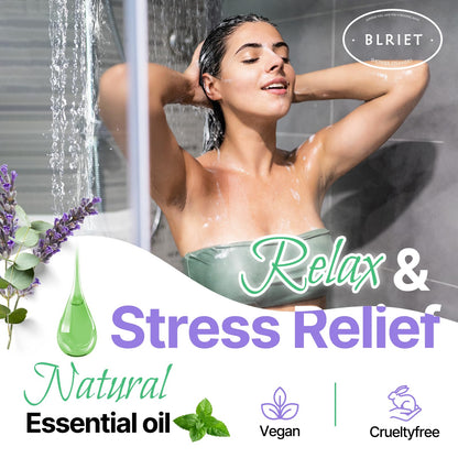 Shower Steamers Aromatherapy Blriet, Gifts for Women, Teen Girls, Wife, Her, Mom, Valentines Day Gifts Birthday Galentines Decoration Travel Essentials Self Care Home Spa Relaxation - 8 Pack