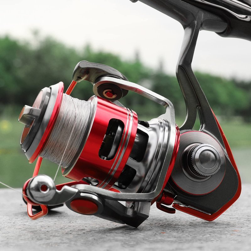 TRUSCEND Spinning Fishing Reel, Aviation Metal Material Body Reels, Industrial Durable-Strength, High Speed & Stability, Ultra-Light & Powerful, Smoother & Durable, Saltwater Freshwater Fishing Gear