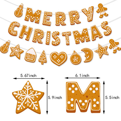 Merry-Christmas Holiday Party-Decorations Wall-Window Banners - 2pcs Fireplace Happy New Year Birthday Paper Streamers, Hanging Backdrop Decor Lasting Surprise