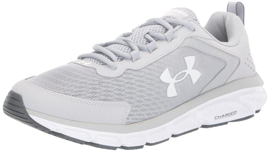 Under Armour Mens Charged Assert 9 CN, Mod Gray (101)/White, 9 Medium US