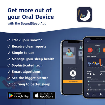 Snoreeze Anti Snoring Oral Device - Adjustable mouthguard, Snore Stopper Mouthpiece, Sleep aid to Reduce snoring & Sleep Apnoea for Men & Women