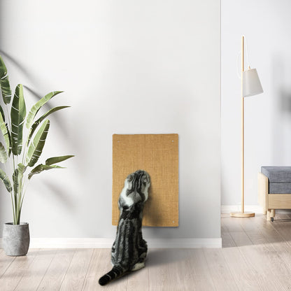 Hutpet 2Pcs Packing Foldable Cat Scratcher Board,Sofa Wall Corner Cat Scratching Pads, Horizontal Cats Scratcher Guards for Furniture Wall Cat Scratchers for Indoor Cats