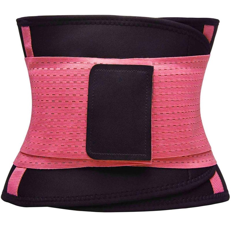 VENUZOR Waist Trainer Belt for Women - Waist Cincher Trimmer - Slimming Body Shaper Belt - Sport Girdle Belt (UP Graded)(Pink,Small)