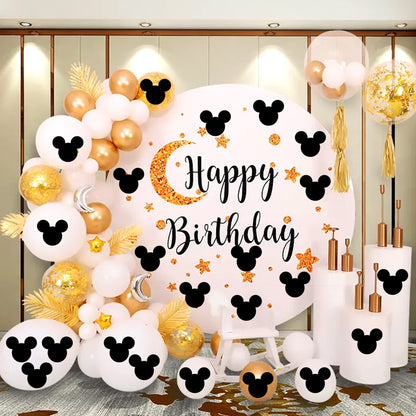 Mouse Vinyl Chalk Chalkboard Stickers Mouse Head Stickers 2.97 x 2.5 Inch PVC Sticker Mouse Heads Sticker 90 Pack Heads Stickerss for Mouses Themed Birthday Party