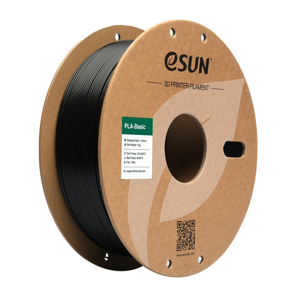 eSUN PLA Filament 1.75mm, PLA Basic Dimensional Accuracy +/- 0.05mm, 1KG Spool (2.2 LBS) Speedy Filament for 3D Printers,Black