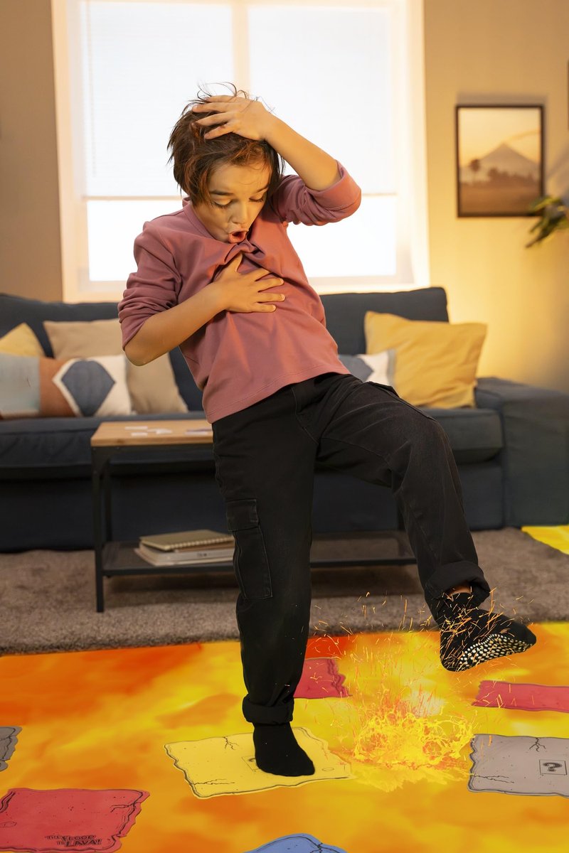 Goliath The Original The Floor is Lava! Game by Endless Games - Interactive Game For Kids And Adults - Promotes Physical Activity - Indoor And Outdoor Safe - Classic Edition