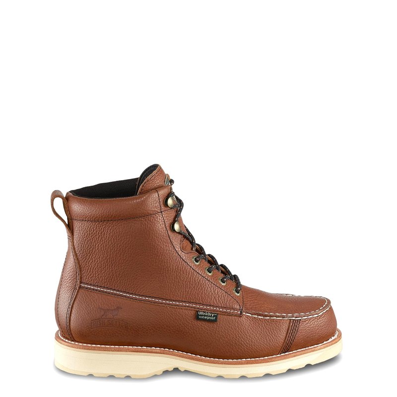 Irish Setter, Wingshooter, Men’s, 7", Waterproof, Hunting Boot, Amber/White, 8 B (Narrow)