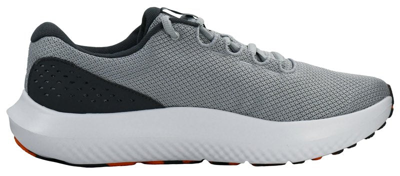 Under Armour Men's Charged Surge 4 Sneaker, Mod Gray/Castlerock/Team Orange, 10