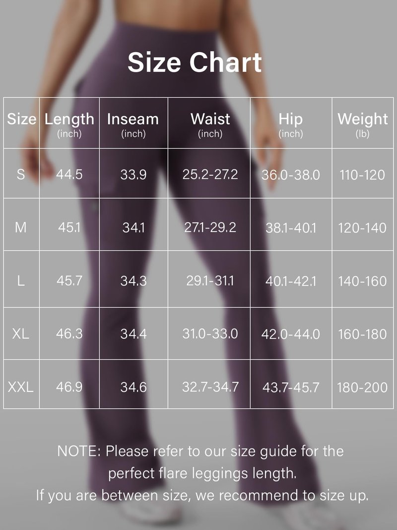 YEOREO CoreFlex Women Workout Flare Leggings with Pockets Hidden Scrunch Cargo Gym Yoga No Front Seam Leggings Black Berry Purple XXL
