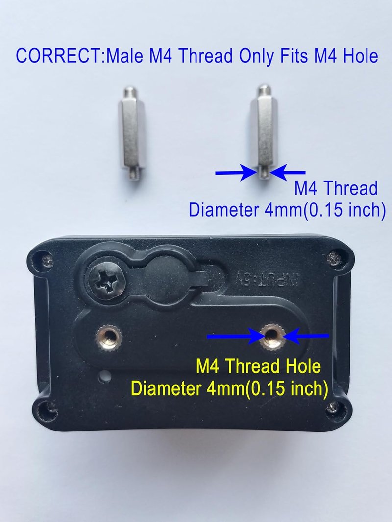 Extra Long Contact Point for Dog Training Shock Collar - Conductive Silicone Rubber Tip | M4 Thread