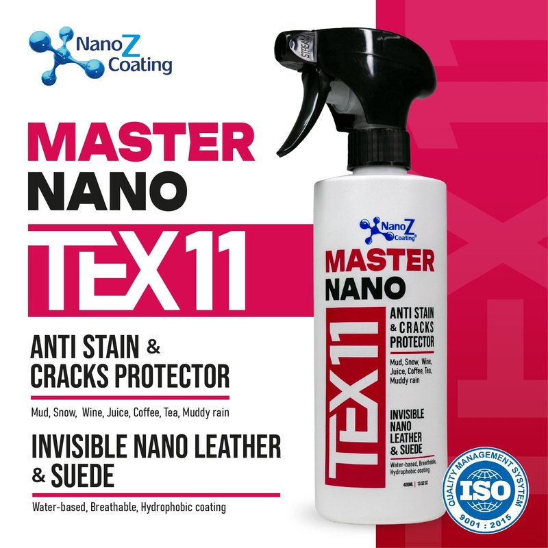 Eco-Friendly Nano Leather & Suede Protector Spray – Water-Based Hydrophobic Waterproof & Stain Repellent for Boots, Shoes, Jackets, Bags, Furniture & Car Seats – Invisible Protection (6.76 fl.oz)