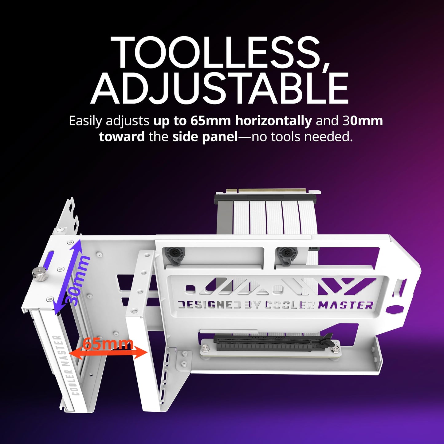 Cooler Master Vertical Graphics Card Holder Kit V3 - White