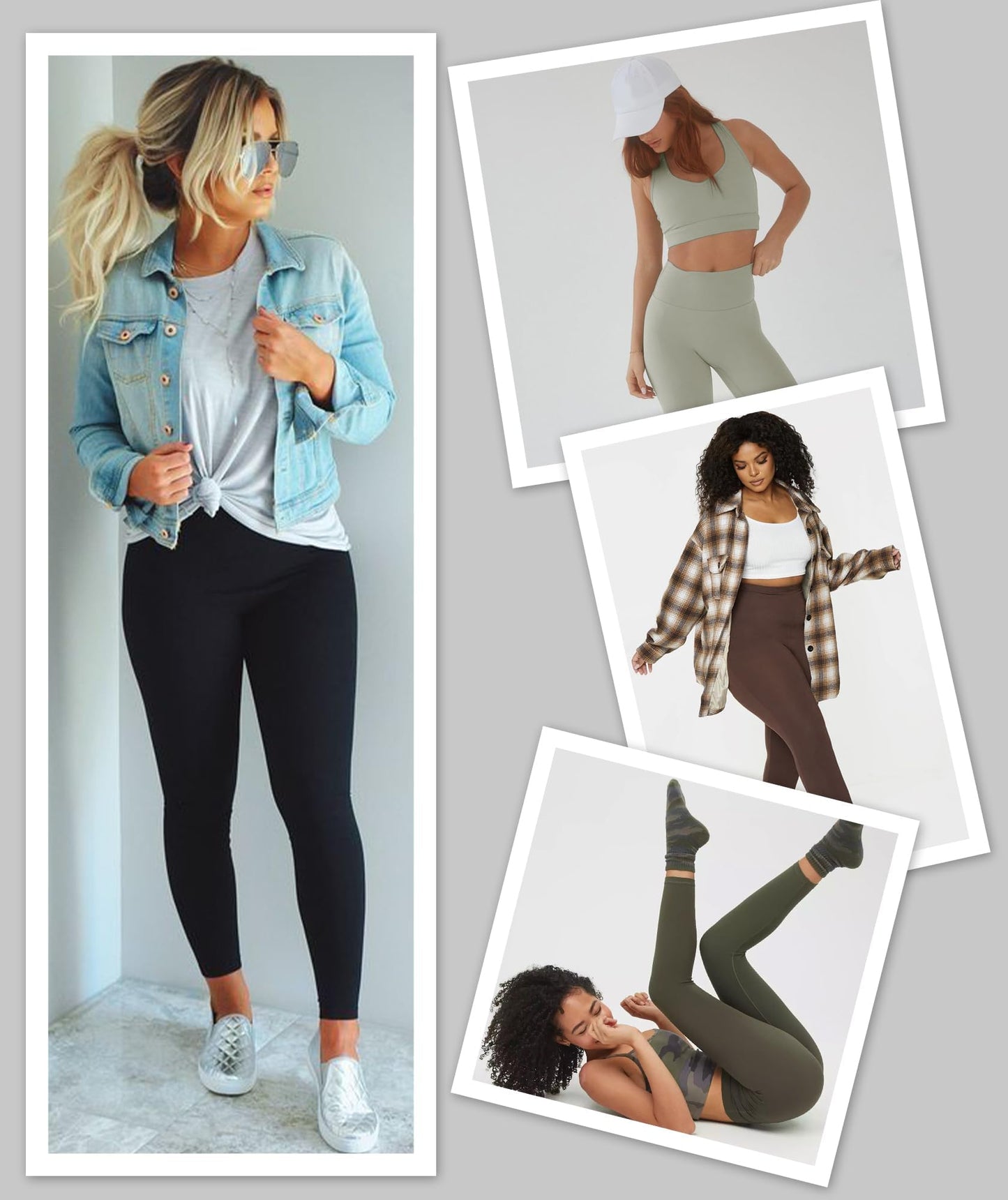 GAYHAY High Waisted Leggings for Women - Soft Opaque Slim Tummy Control Printed Pants for Running Cycling Yoga