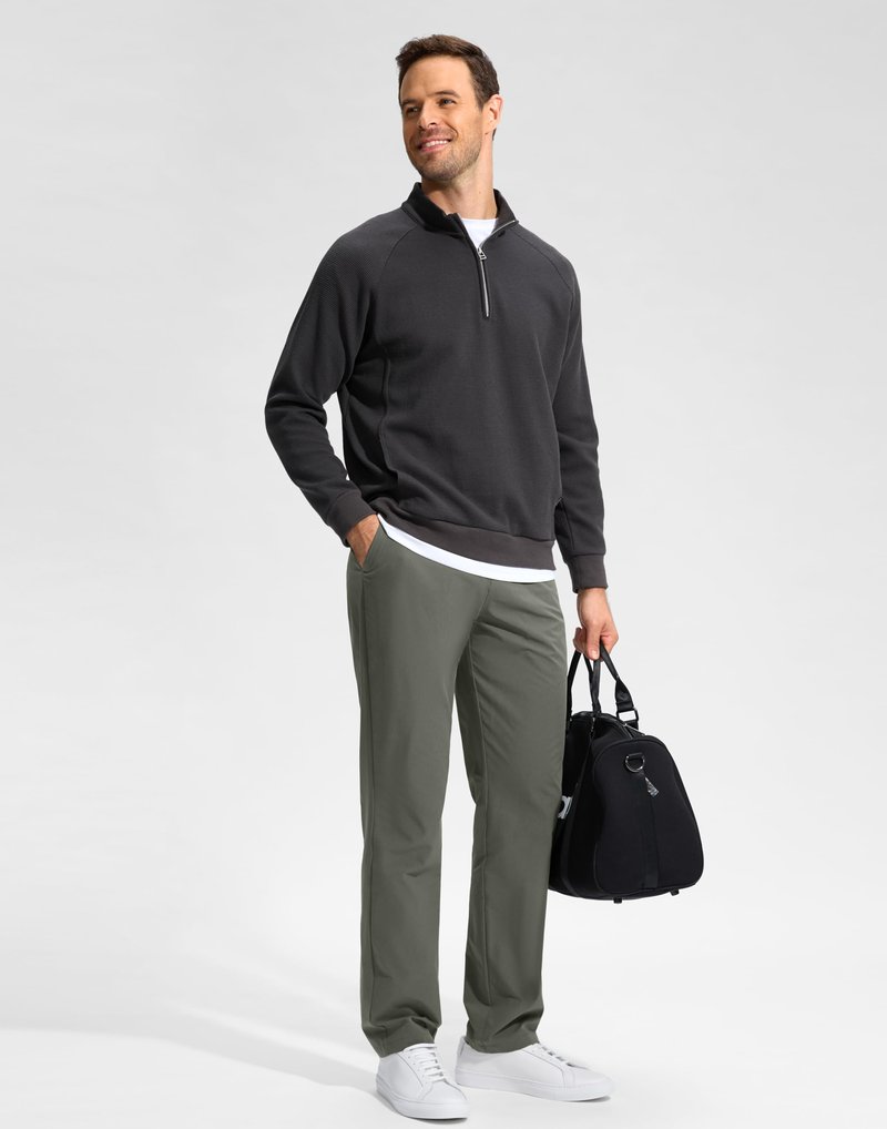 G Gradual Mens Golf Pants Stretch Dress Casual Pants 30"/32"/34" Lightweight Work Travel Slacks for Men with 4 Pockets(Sage,L32.W34)