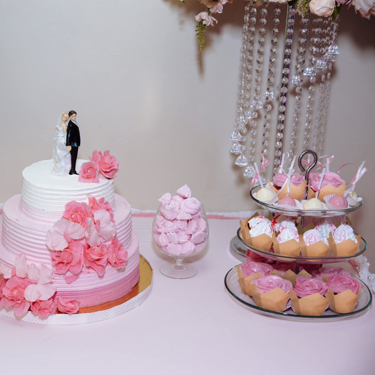 200Pcs Tulip Cupcake Liners Muffin Baking Liners Holders Premium Baking Cups Cupcake Wrappers Christmas Cupcake Lliners for Weddings, Birthdays, Anniversaries, and Special Occasions（Natural）