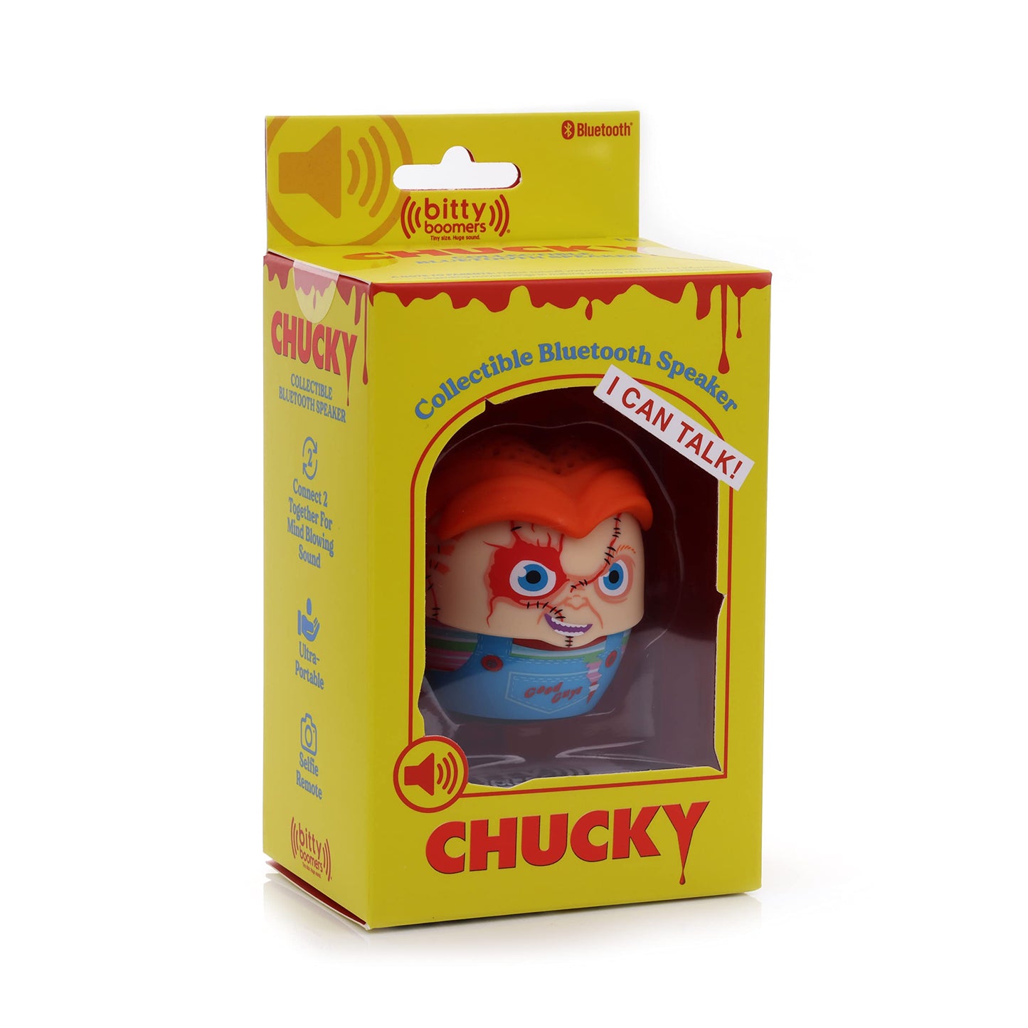 Bitty Boomers Chucky - Mini Bluetooth Speaker, Multicolored