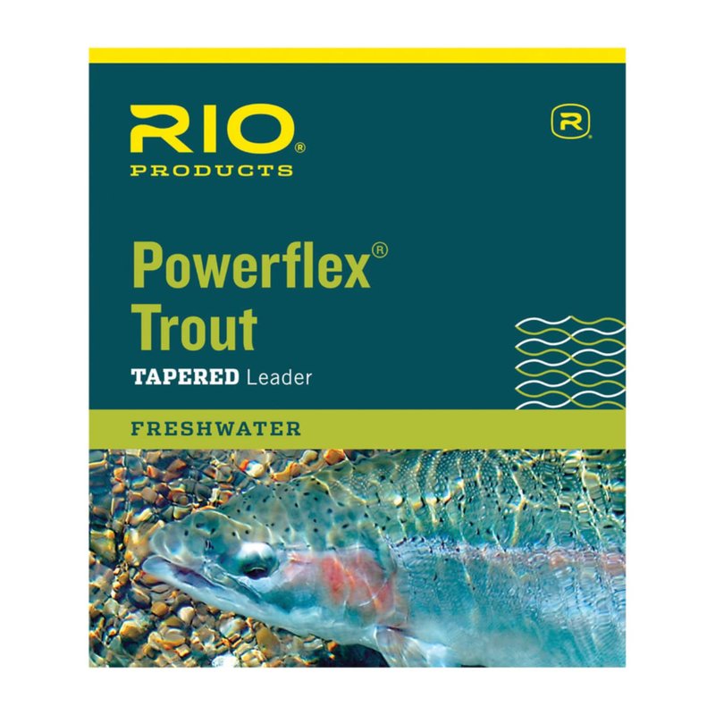 RIO Products Powerflex Trout Leaders, 9ft 5X 6 PK