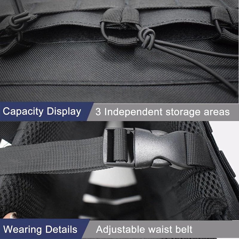 Tactical Vest Set for Men | Airsoft Paintball Gear - Durable Black Design