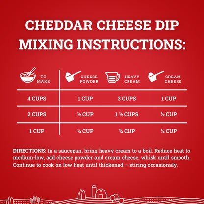 Hoosier Hill Farm Cheddar Cheese Powder, 25LB BULK (Pack of 1)