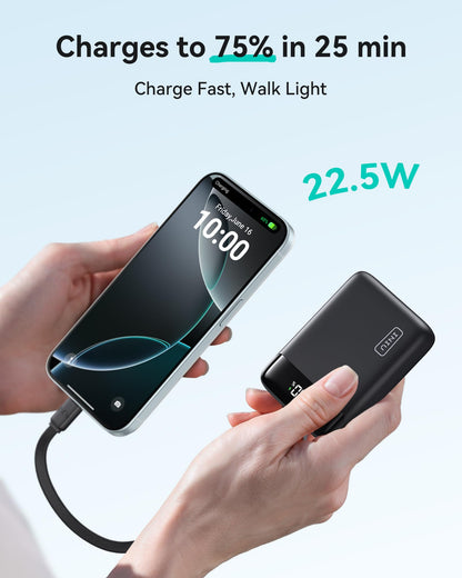 INIU 20000mAh Power Bank, Smallest Fast Charging Portable Charger, USB C In&Out Mini Powerbank, External Phone Battery Pack for iPhone 17 16 15 Pro Samsung S25 S24 Airpods iPad etc Travel & Camping