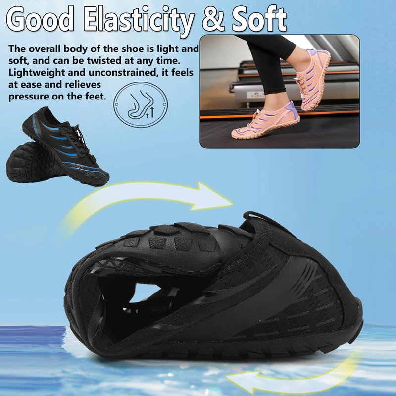Water Shoes for Women Men Barefoot Shoes Quick Dry Aqua Outdoor Sports for Swim Pool Beach Surf Walk Water Yoga River Lake Hiking Kayaking