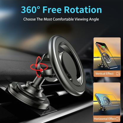 Generic Car Mount Strong Magnets Magnetic Phone Holder for Car 360 Rotation Phone Holder Mount Truck Dash Cell Phone Holders