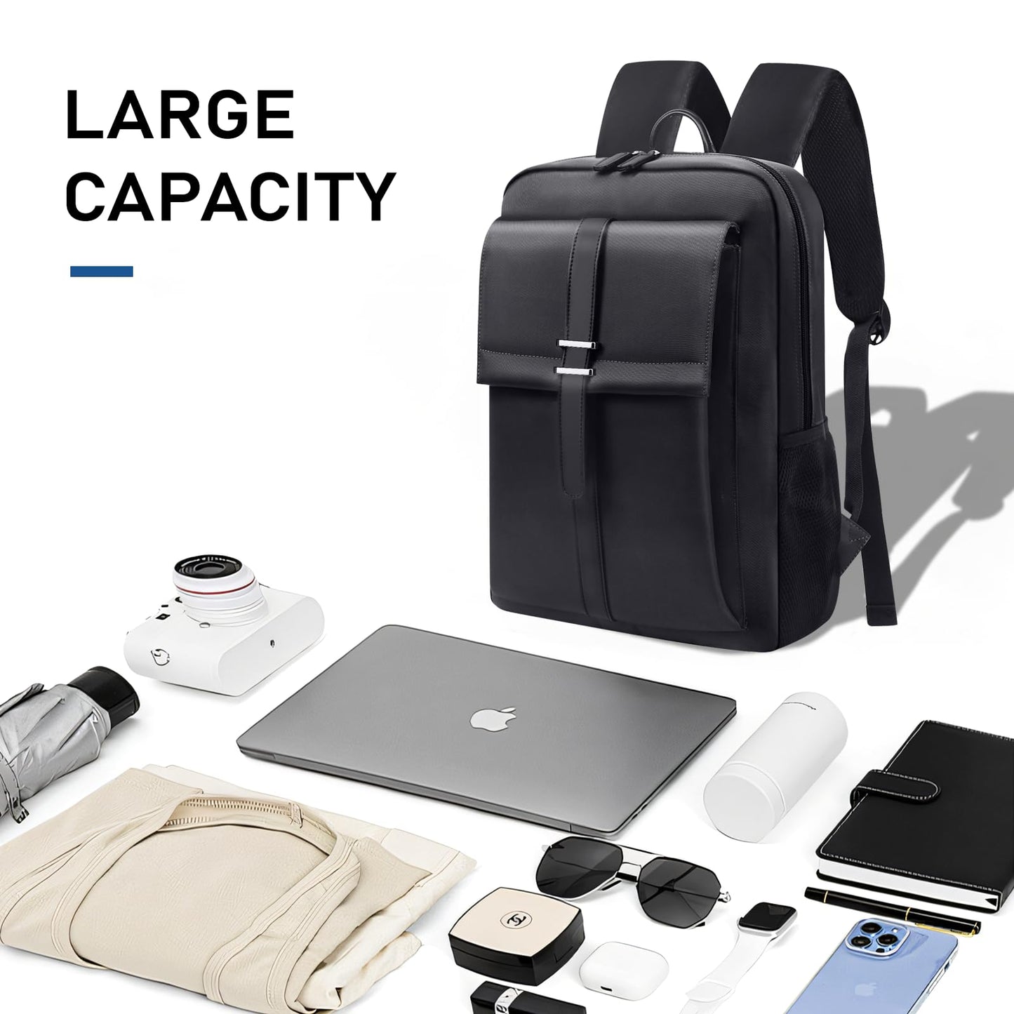 Dobaly Laptop Backpack 15.6 Inch Travel Backpack Laptop Rucksack Work Backpack Light Weight, Water Resistant College School Backpack Business Work Bag for Men and Women