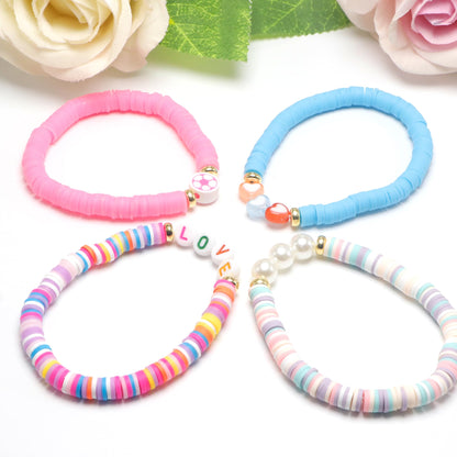 CHENSILAIYI 10pcs Friendship Bracelets for Teen Girls & Women: Beaded, Preppy, Beach Styles - Ideal Gifts