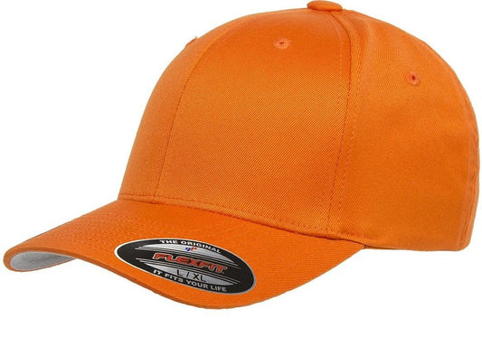 Flexfit Men's Athletic Baseball Fitted Cap Orange XL-XXL-strctured fit