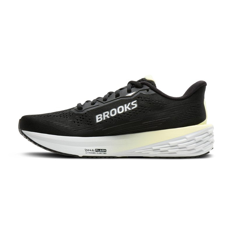 Brooks Women’s Launch 12 Neutral Running Shoe - Black/Luminary/Oyster - 8 Medium