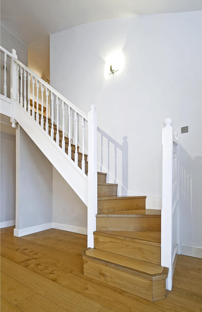 Johnstone's - Wood & Metal Paint - Satin Finish - Brilliant White - 2.5L - Water Based - Non Drip & Quick Drying - Radiator Paint - Low Odour - Dry in 1-2 Hours - 8m2 Coverage per Litre
