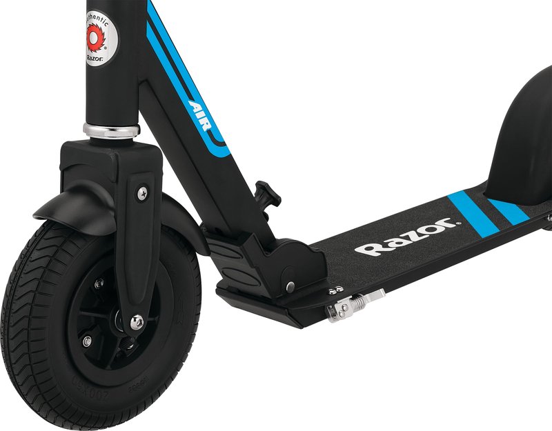 Razor A5 Air Kick Scooter for Kids Ages 8+ - Extra-Long Deck, 8" Pneumatic Rubber Wheels, Foldable, Aluminum Frame, Anti-Rattle Handlebars, For Riders up to 220 lbs