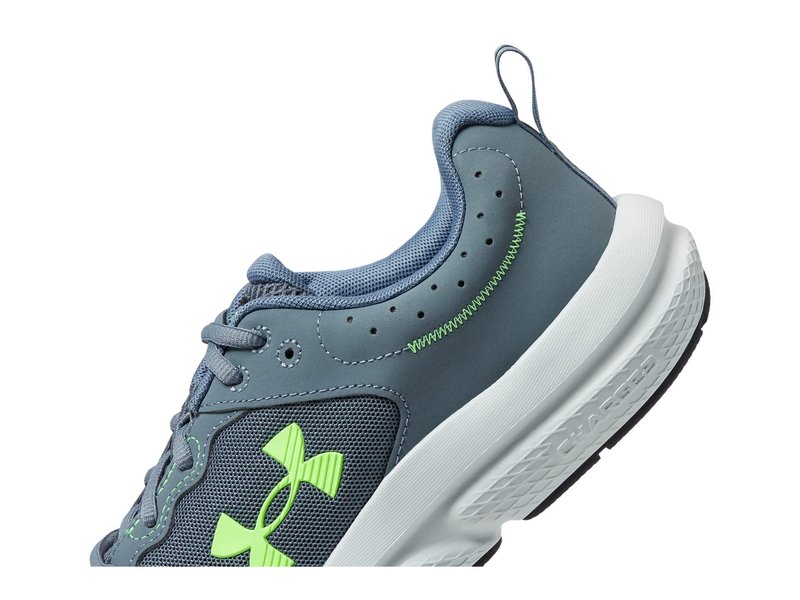 Under Armour Men's Charged Assert 10 Shoes, (100) Gravel/Gravel/Lime Surge, 9.5