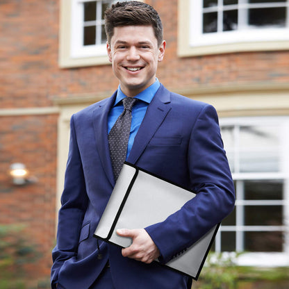 Fireproof Waterproof Money Document Bag - 3 Pack Safe Upgraded Zipper Bags, Fire & Water Resistant Storage Organizer Pouch for A4 A5 Documents Holder,File,Cash,Jewelry,Passport,Tablet,Laptop (Gray)