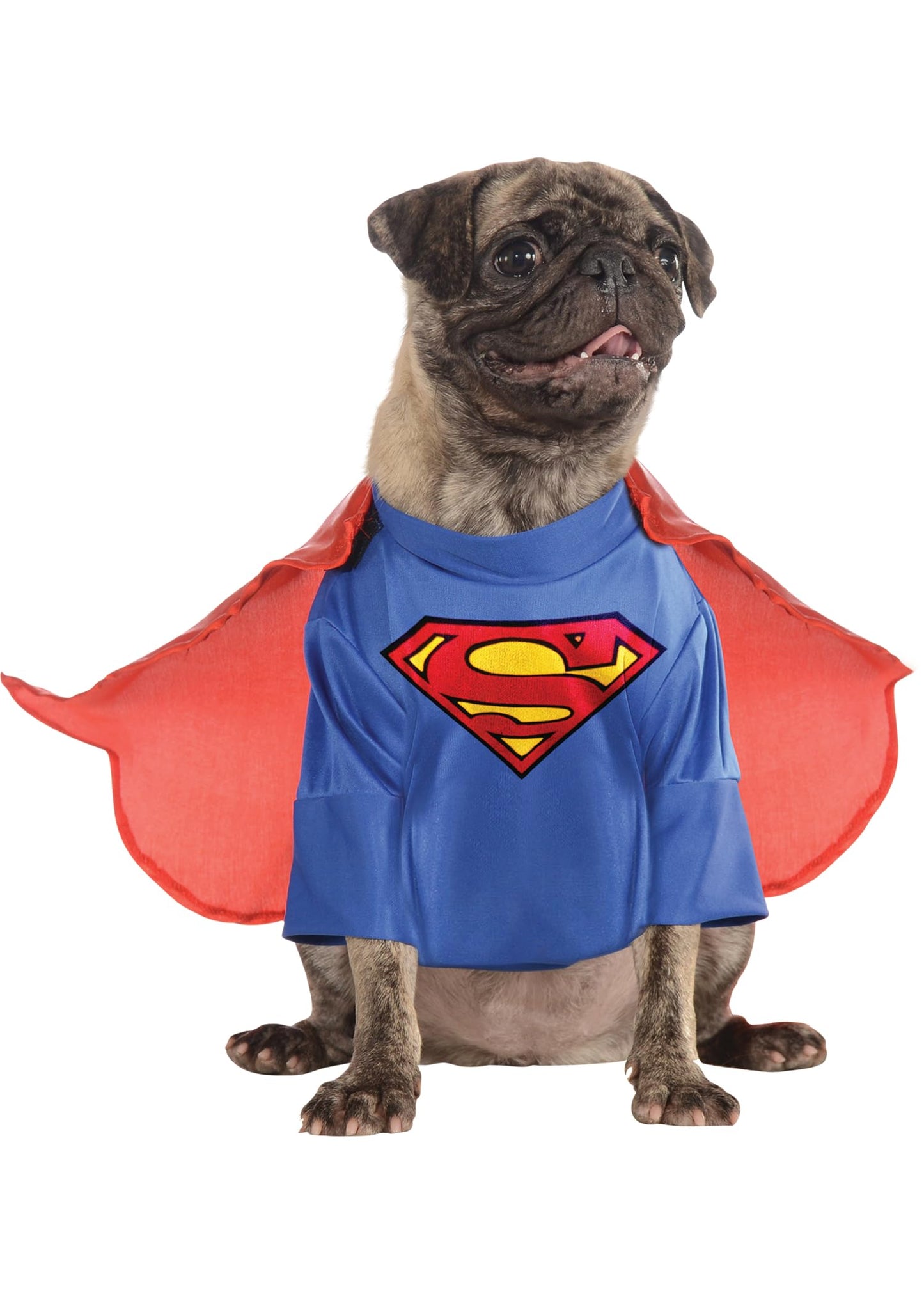 DC Comics Superheroes: Superman Pet Costume for For Dogs or Cats by Rubies, Small